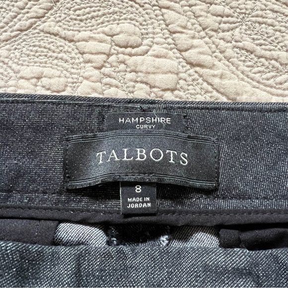 Charcoal Grey Talbots Hampshire Pants - Picture 3 of 8